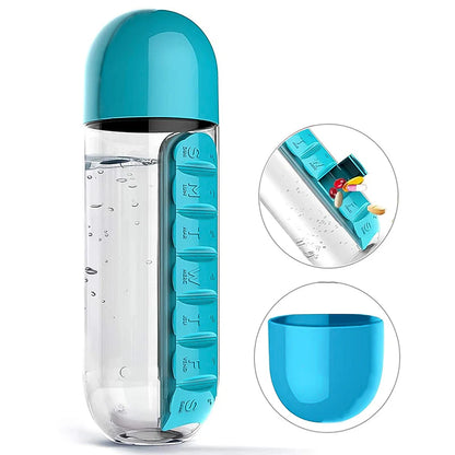 Multi Use Pill & Water Bottle