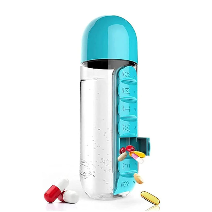 Multi Use Pill & Water Bottle