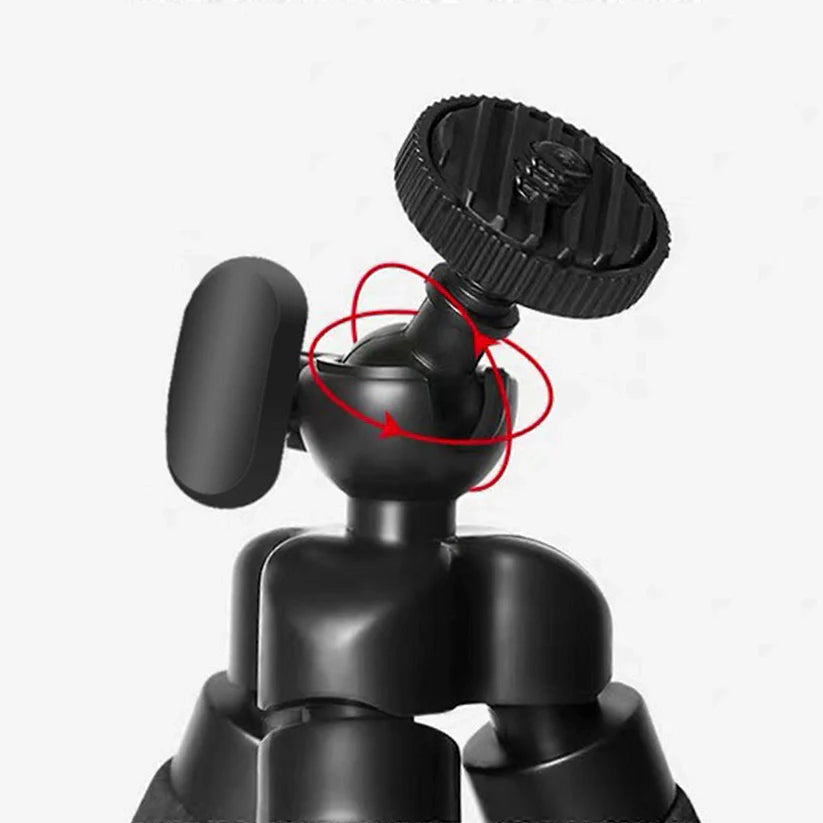Flexible Mini Tripod Stand with Adjustable Mobile Holder