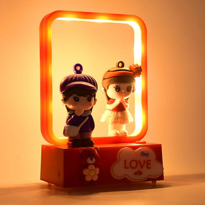Decorative Love Couple LED Figurine Light (1 Pc)