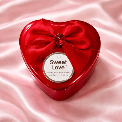 Heart Pendant Necklace Gift Set